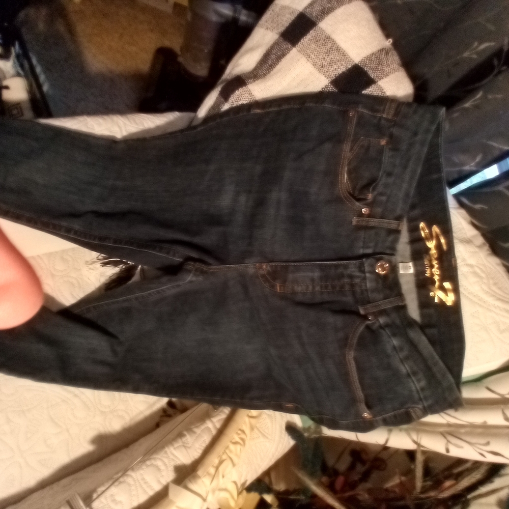 Seven7 Women's Dark Blue Skinny Jeans